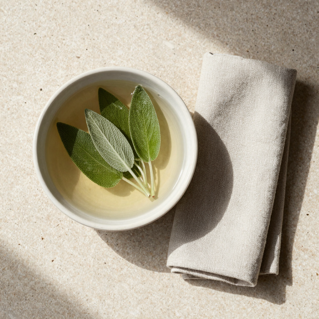 Organic Sage Manicure