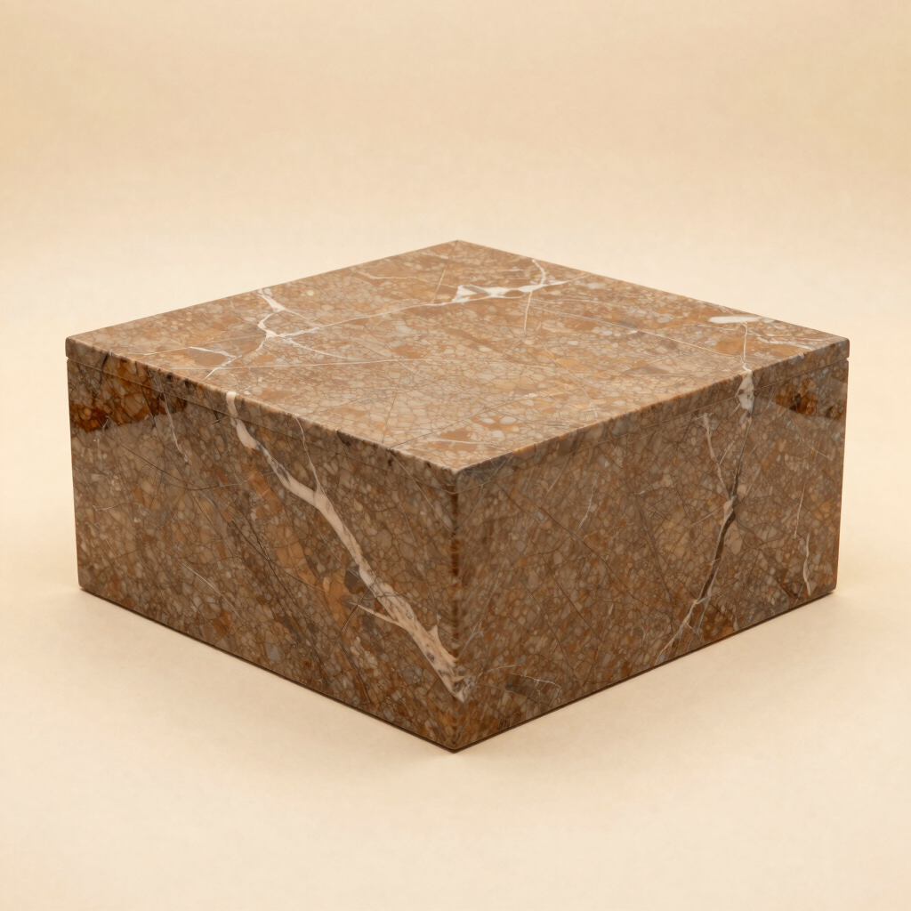 Rainforest Brown Marble Display Riser