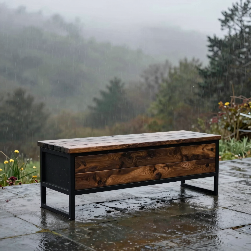 Broadleaf Freestanding Storage Bench