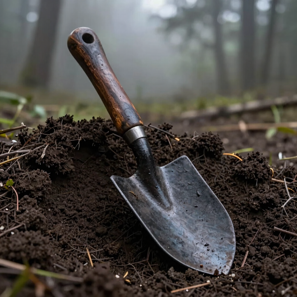 Forged Iron Garden Trowel
