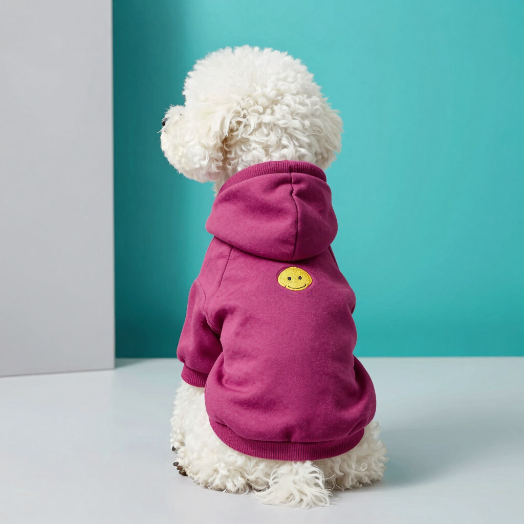 Sudadera Magenta Lomito Feliz