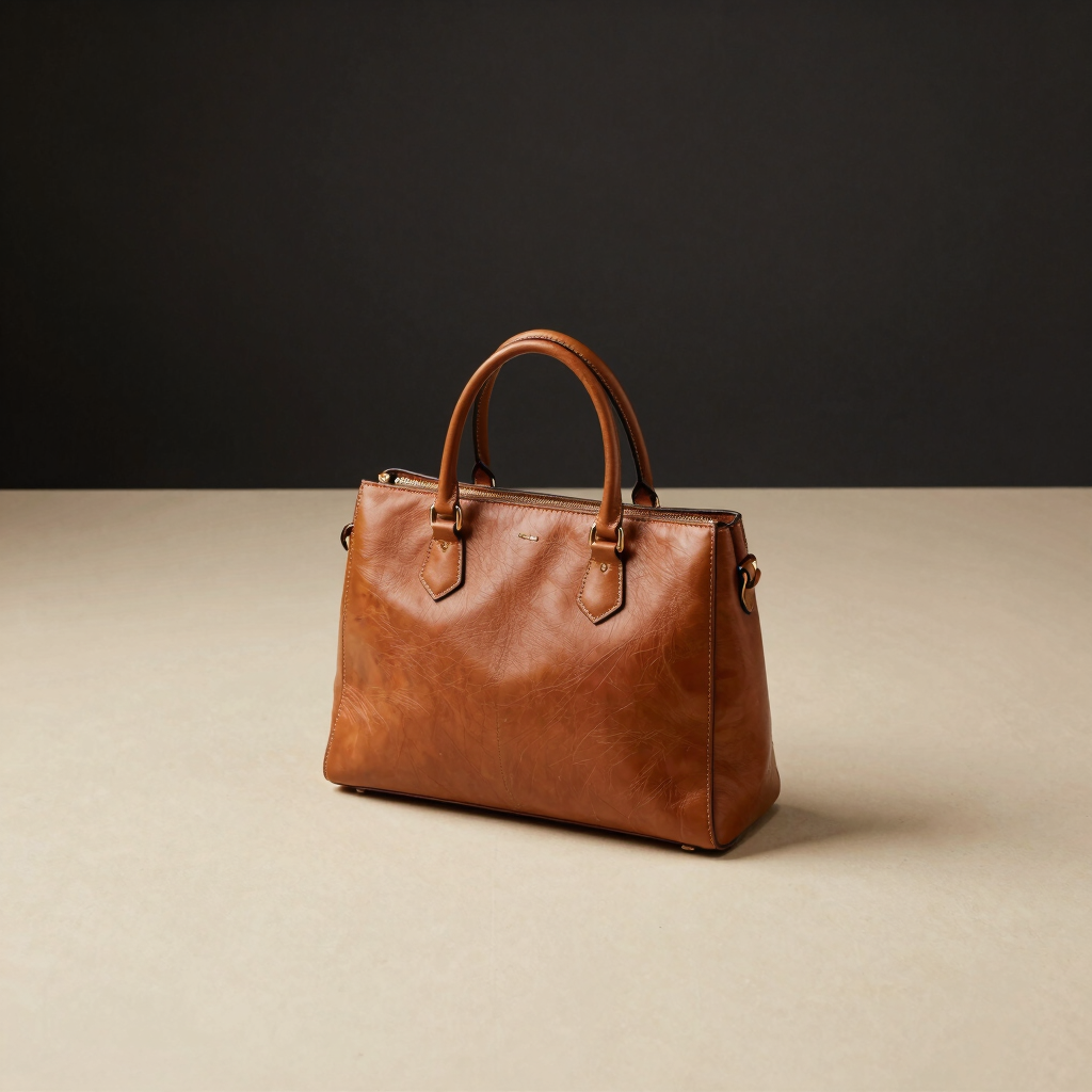 Bolsa Satchel Couro Estruturada