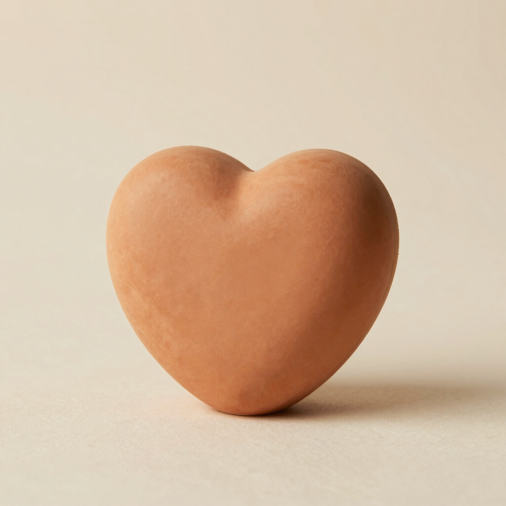 Clay Heart Ceramic Nursery Night Light