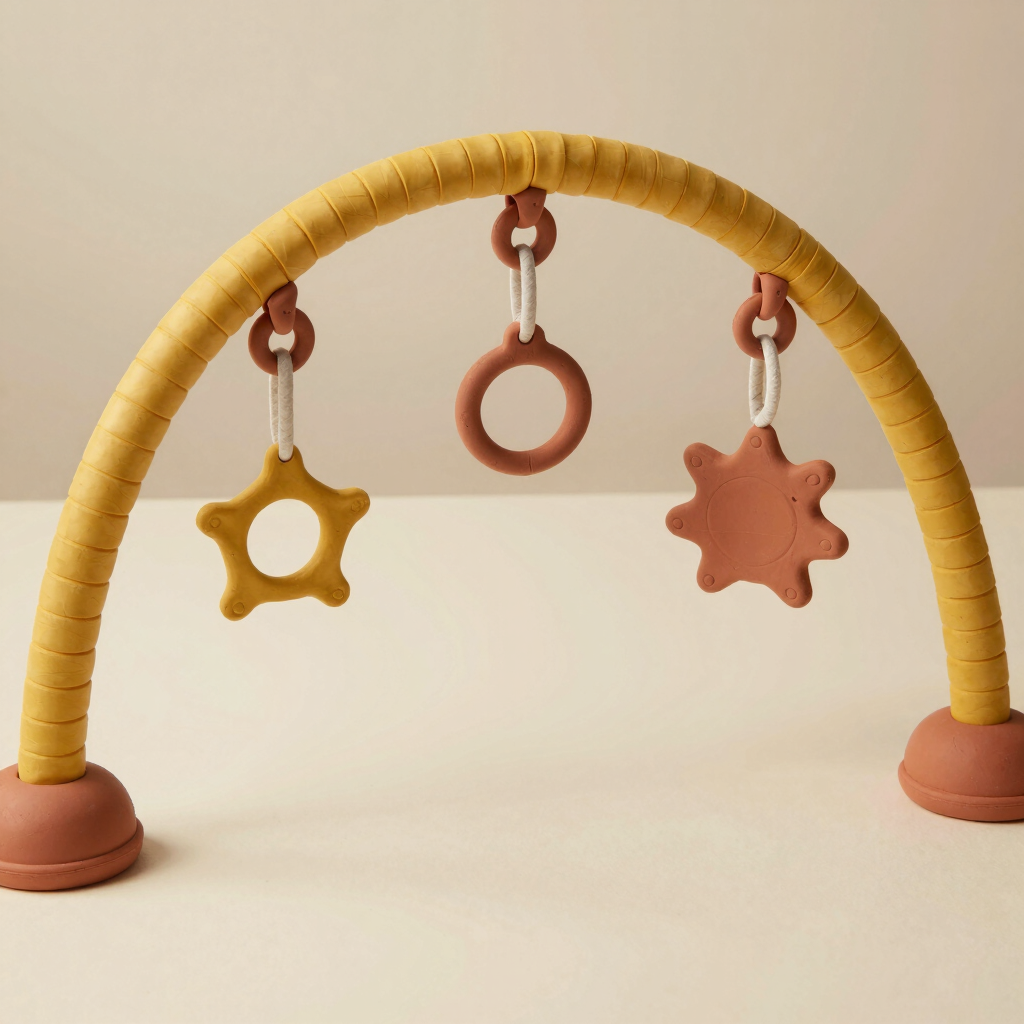 Tactile Wooden Play Gym Toys
