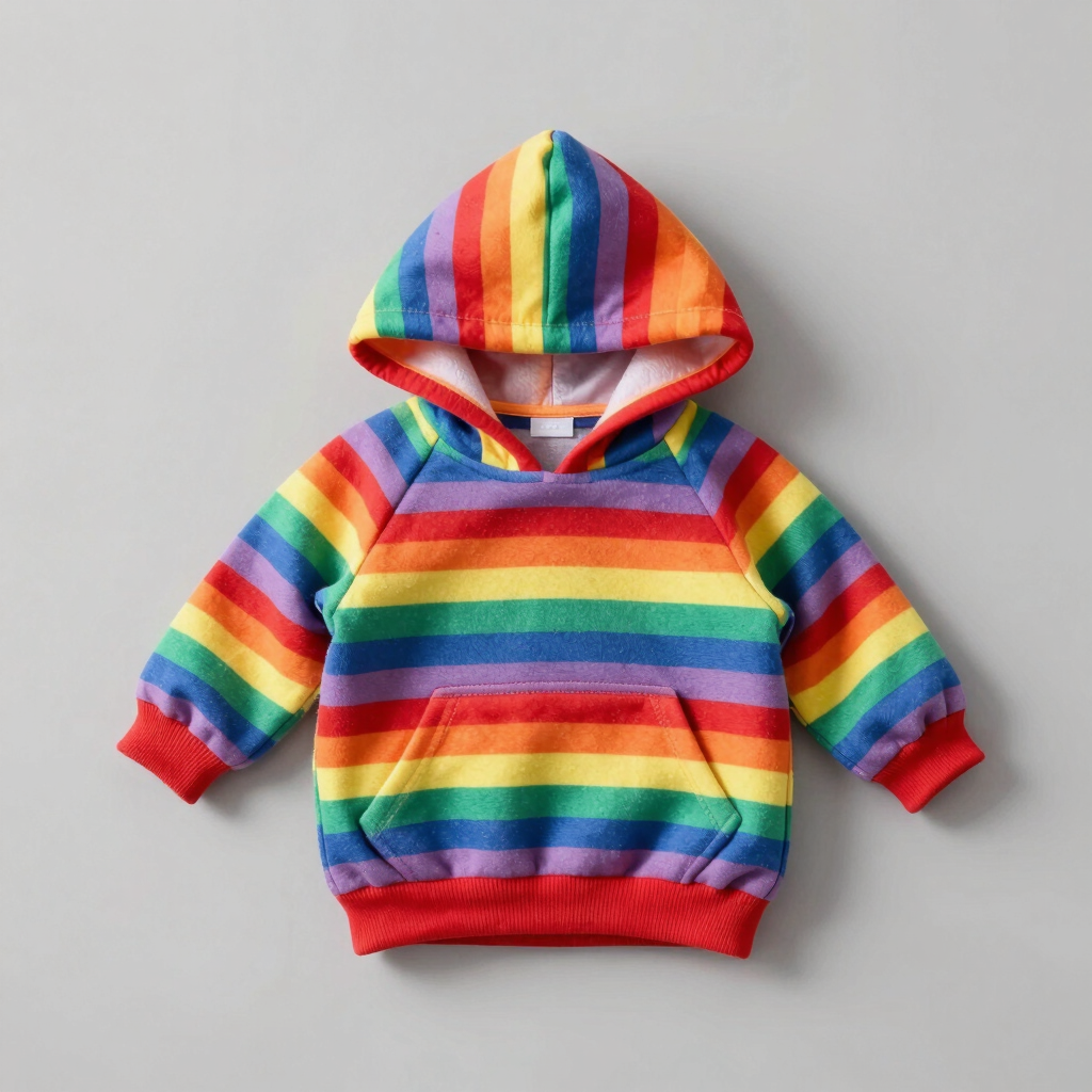 Sudadera Arcoíris con Capucha