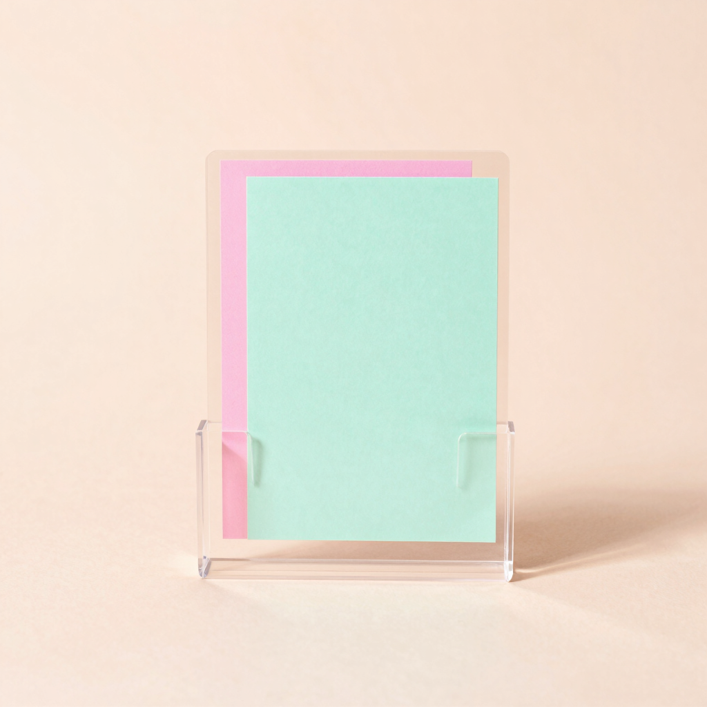 Neon-Pastel Acrylic Photocard Holder