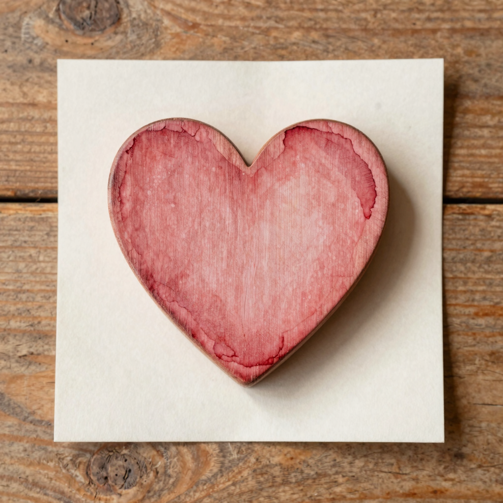 Wooden Pocket Herbie Heart