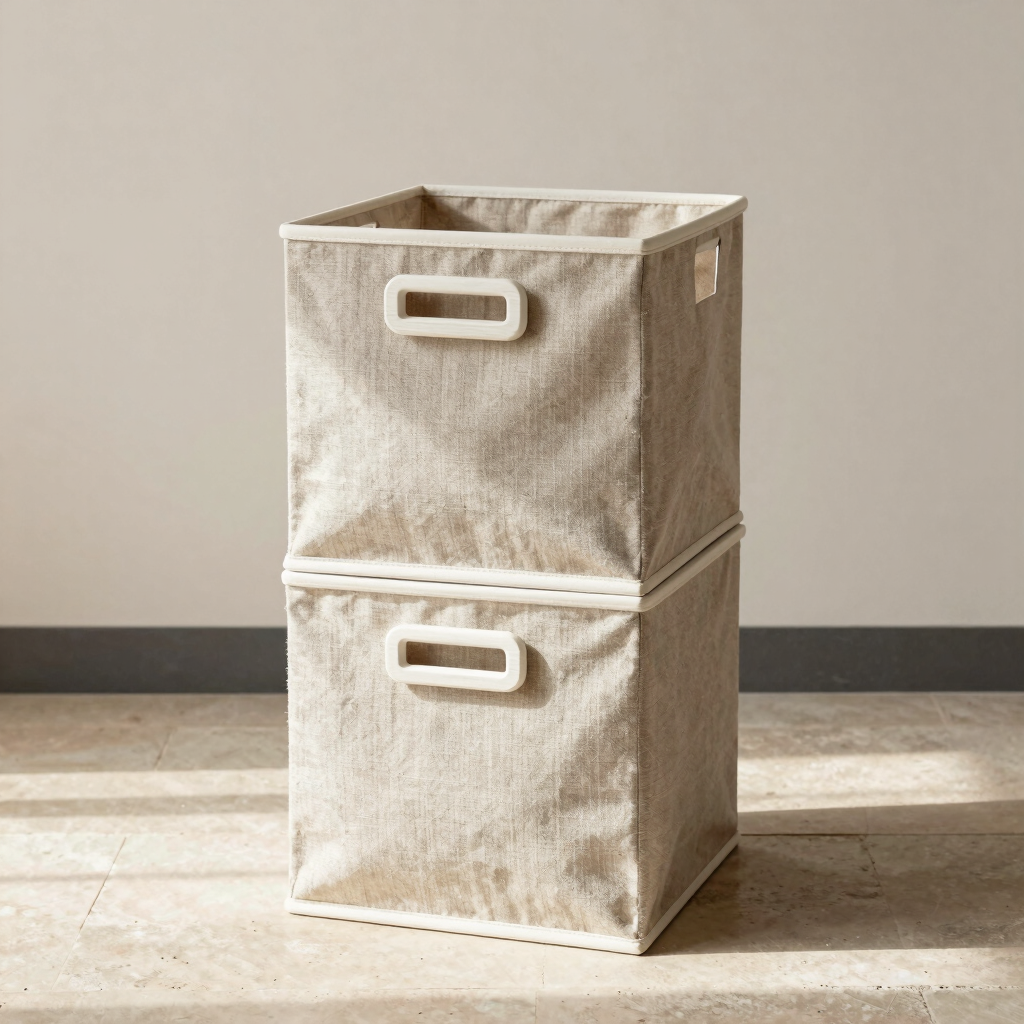 Structured Linen Storage Bins