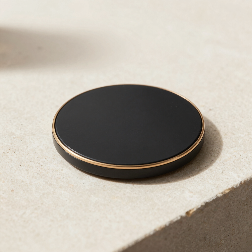Onyx & Gold Wireless Charging Pad