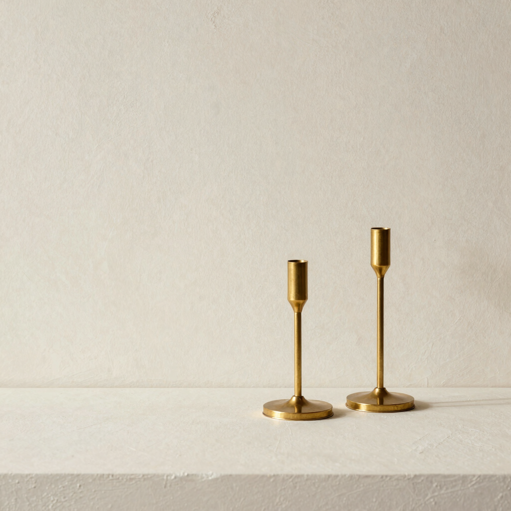 Jyoti Brass Taper Holders