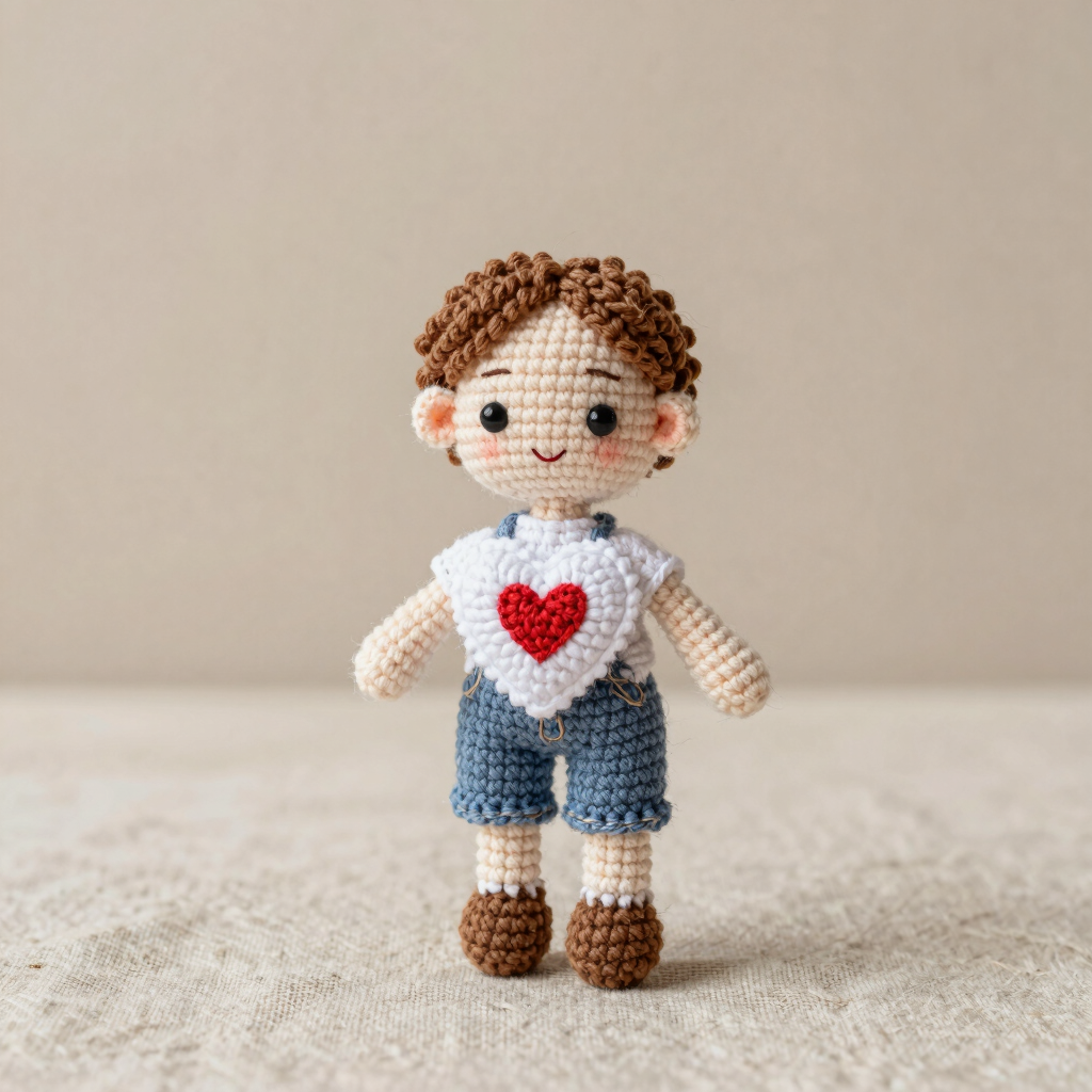 Custom Memorial Keepsake Crochet Doll