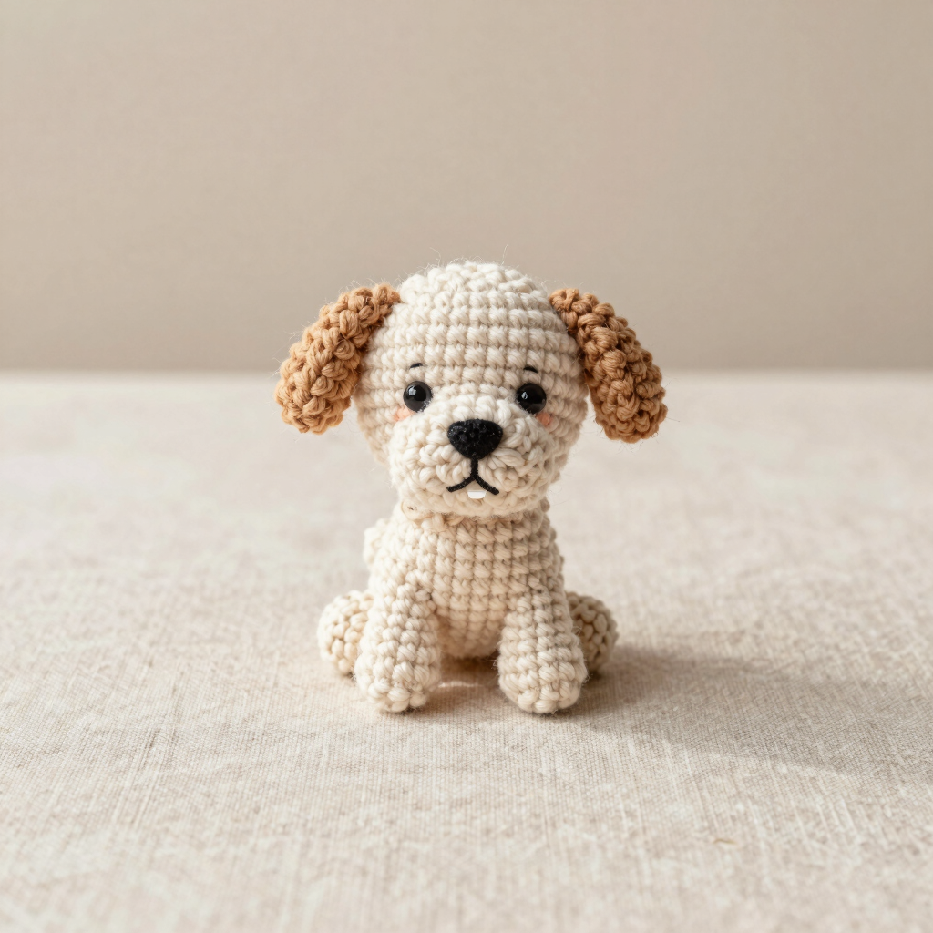 Custom Pet Portrait Crochet Miniature