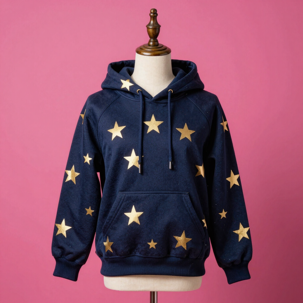 Sudadera Ajustada Gato Cósmico