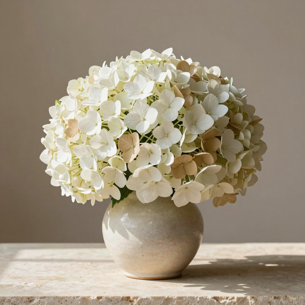 Nube de Hortensias Preservadas