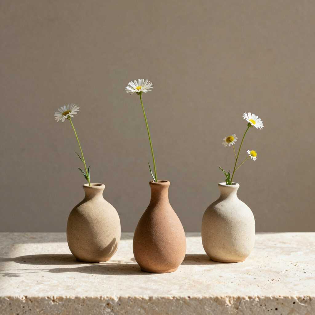 Trio de Jarrones Minimalistas