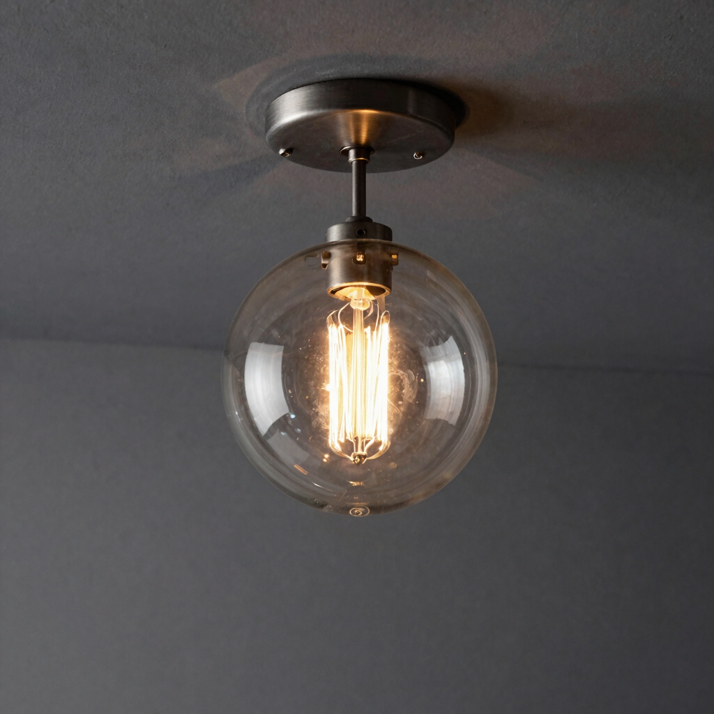 Vesper Smoked Flush Mount
