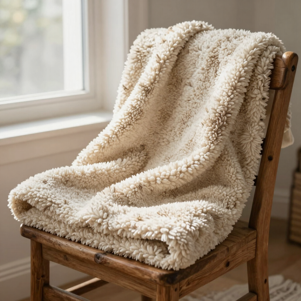 Cabin Fireside Sherpa Throw