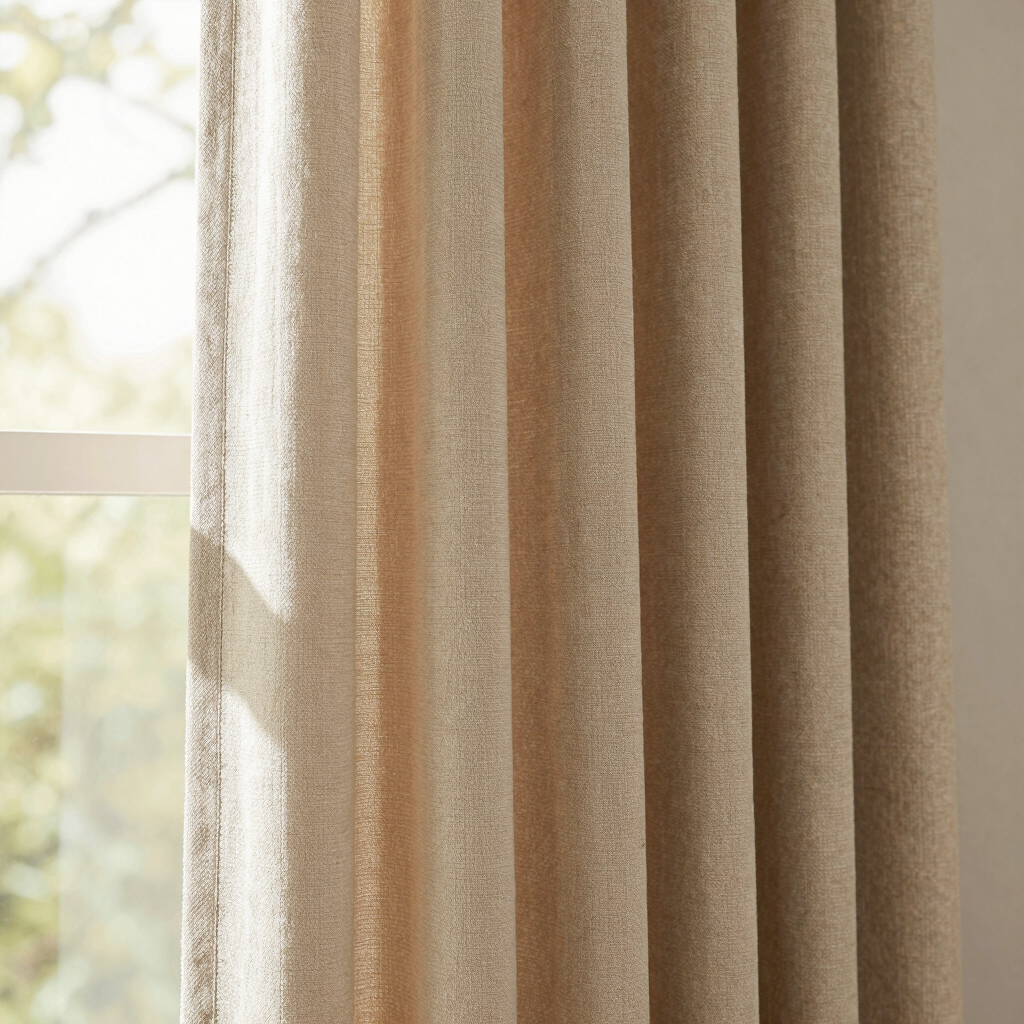 Oatmeal Slub Cotton Curtains