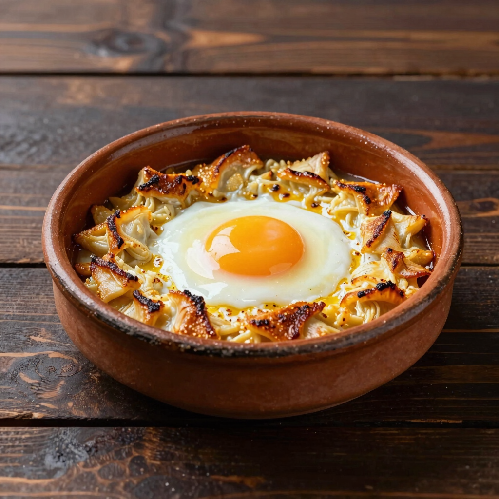 Pisto Manchego con Huevo a Baja Temperatura