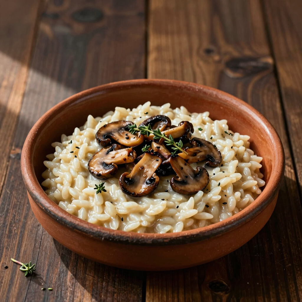 Arroz Meloso de Setas Silvestres