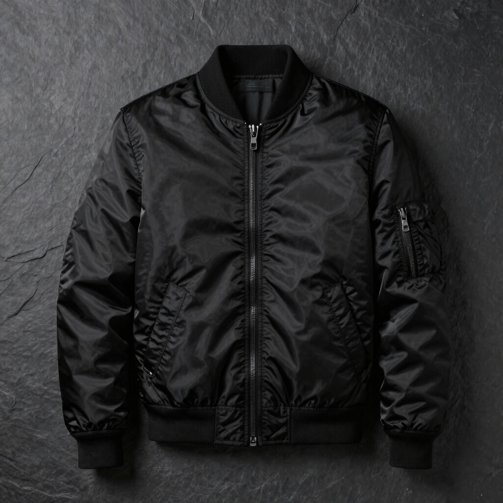 Heritage Satin Bomber Jacket