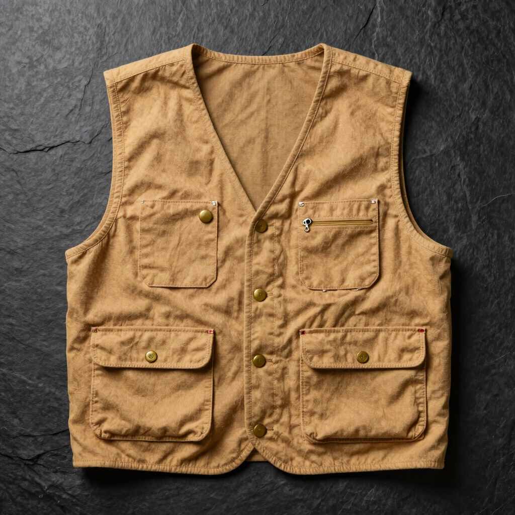 Raw Canvas Workwear Vest
