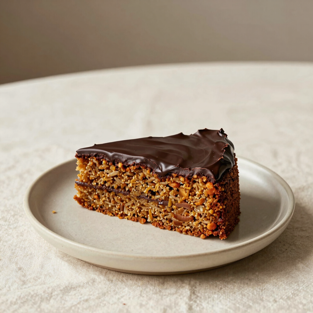 Bolo de Cenoura com Ganache 100%