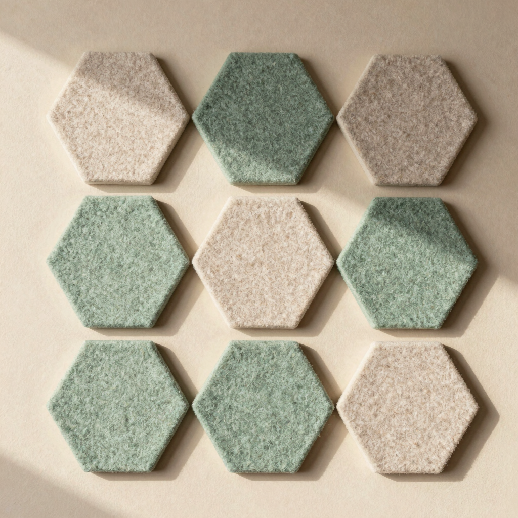 Oka Hexagonal Acoustic Tiles