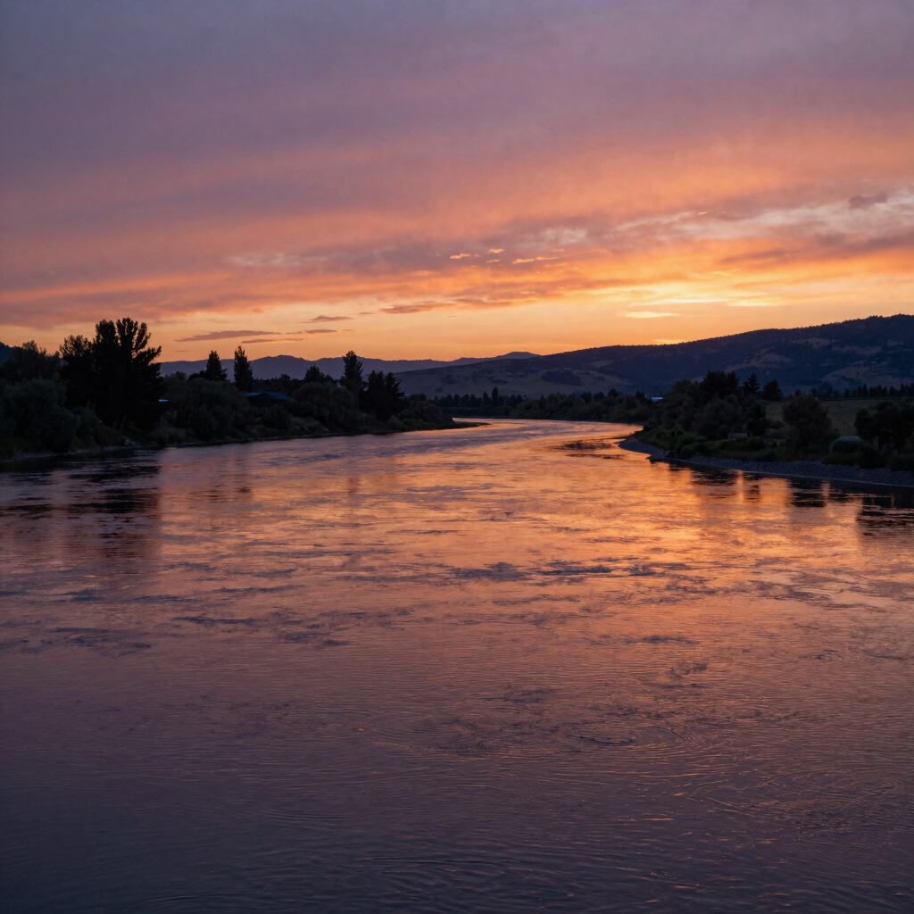 Evening River Hatch Drift