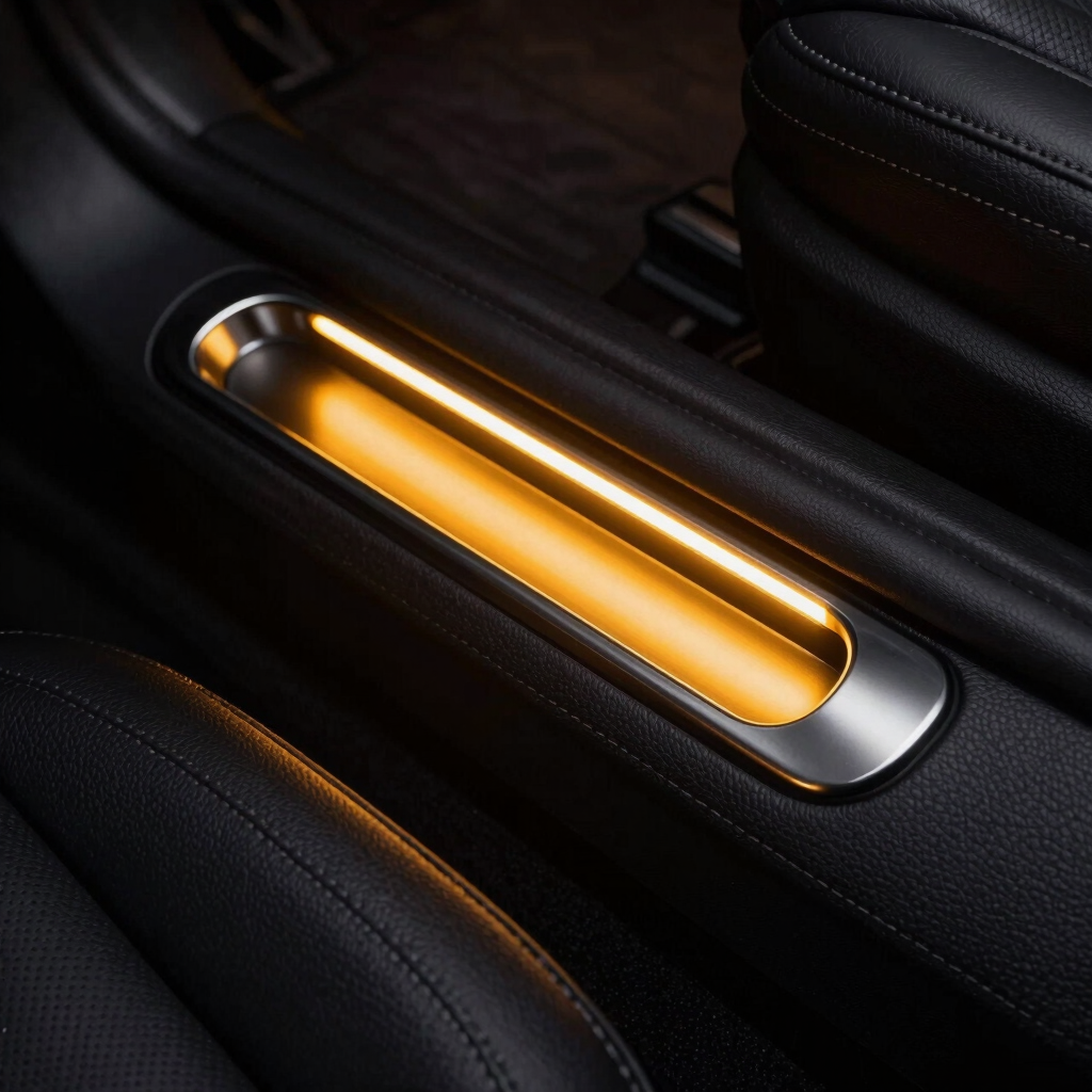 LumeSill Pro Wireless LED Door Sills (Pair - Warm Amber)