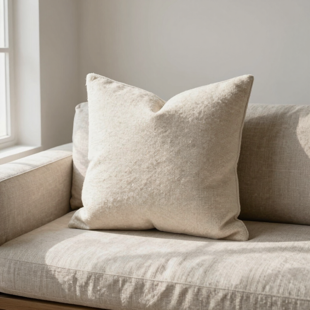 Unspun Wool Bouclé Pillow