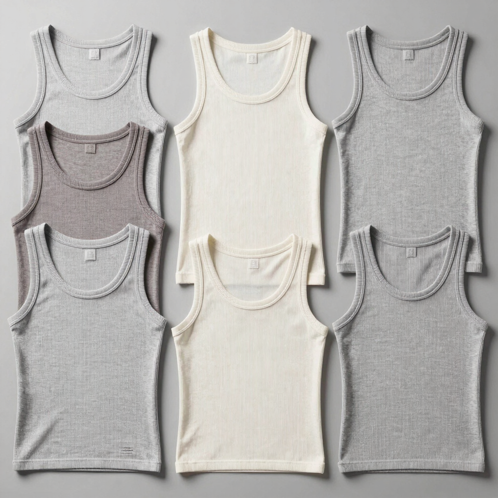 Ribbed Cotton Tank Top Pack