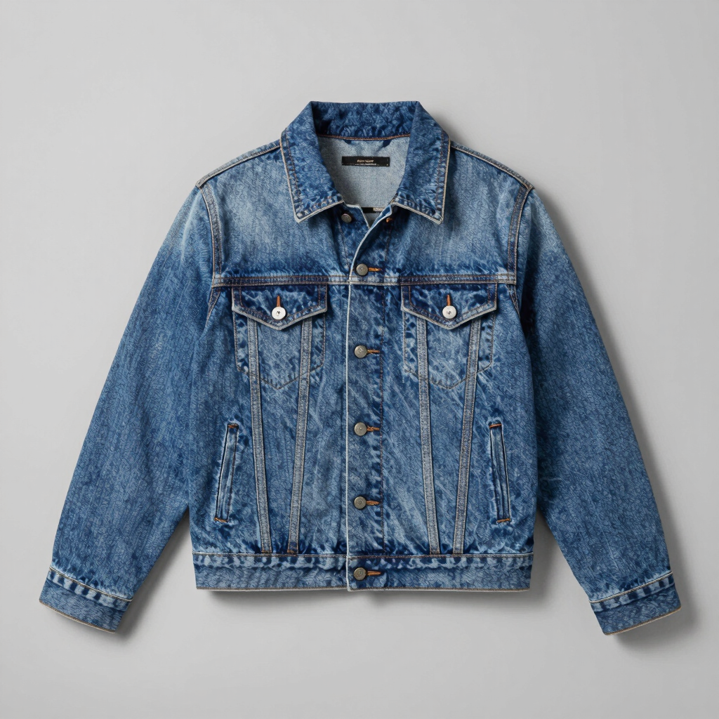 Raw-Hem Denim Jacket Bundle