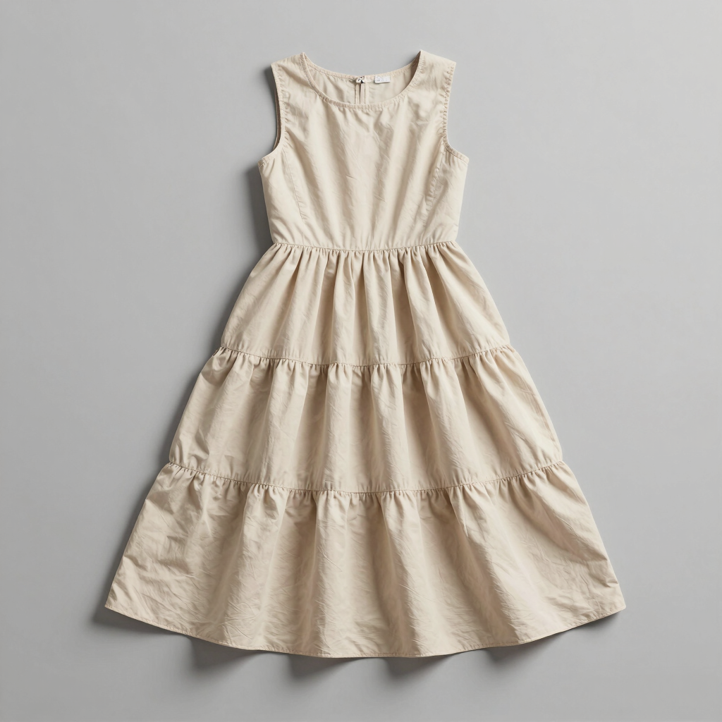 Tiered Cotton Midi Dress Bundle