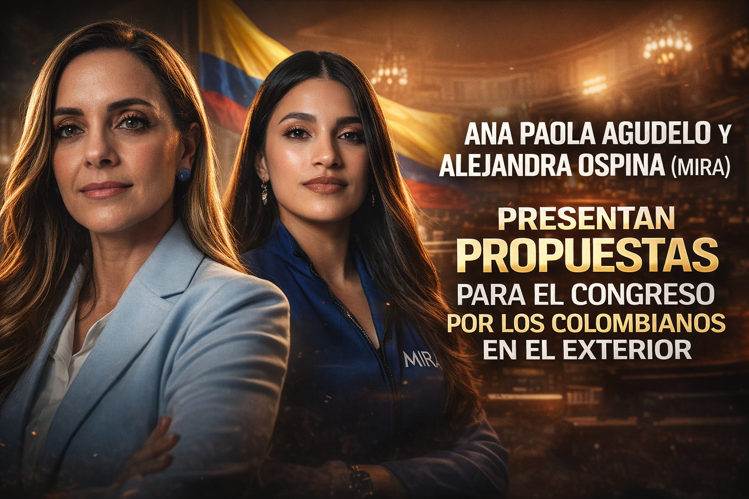 Ana Paola Agudelo y Alejandra Ospina