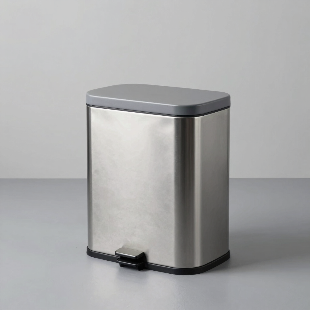 Dual-Compartment Recycling Bin