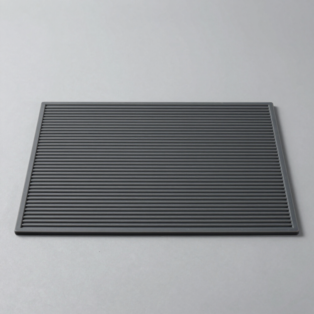 Ribbed Silicone Drying Mat