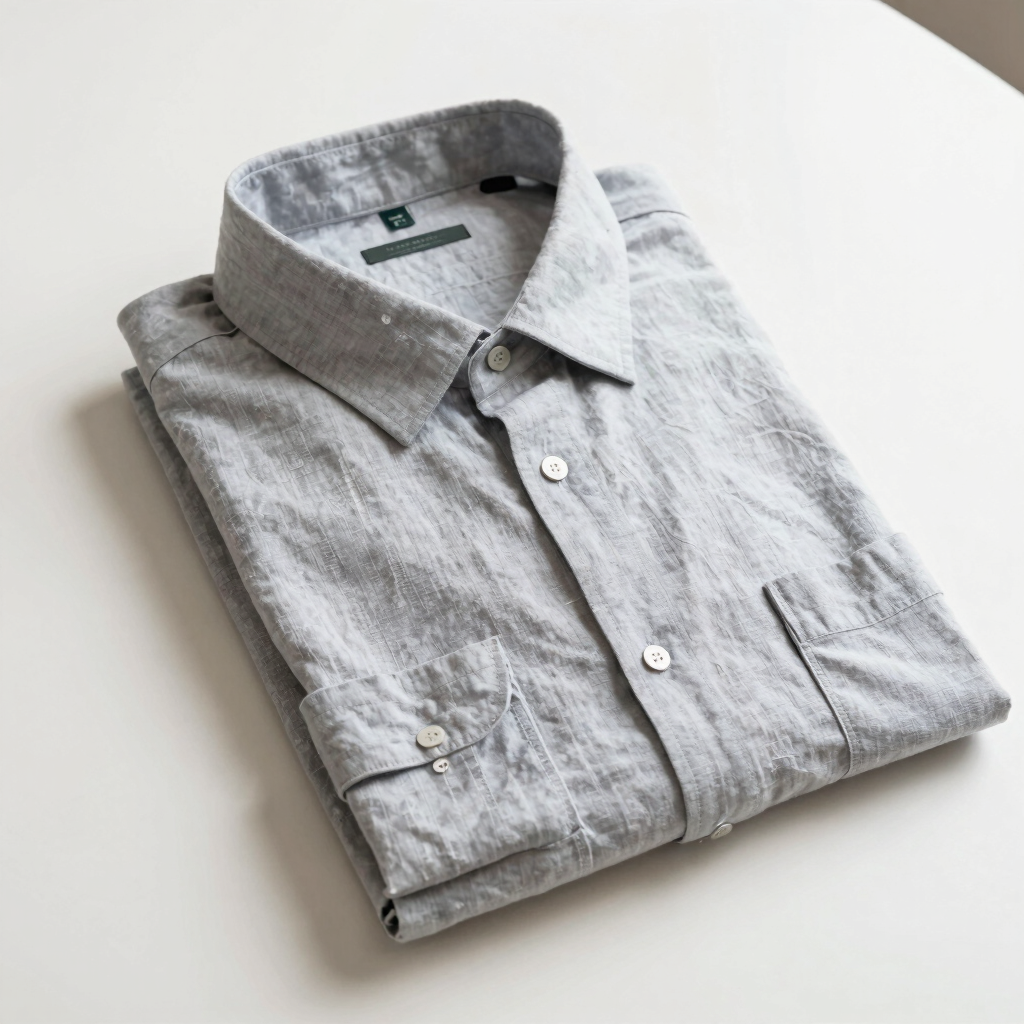 Camisa de Lino Manga Larga