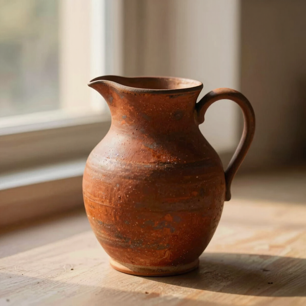 Chubby Terracotta Creamer