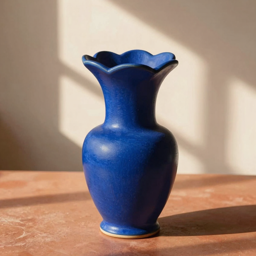 Cobalt Tall Flower Vase