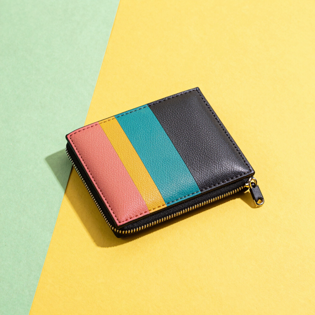 Cartera Multicolor Zip