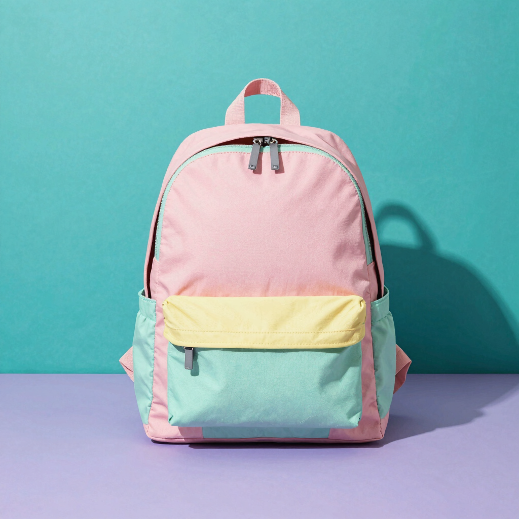 Mochila Pastel Block