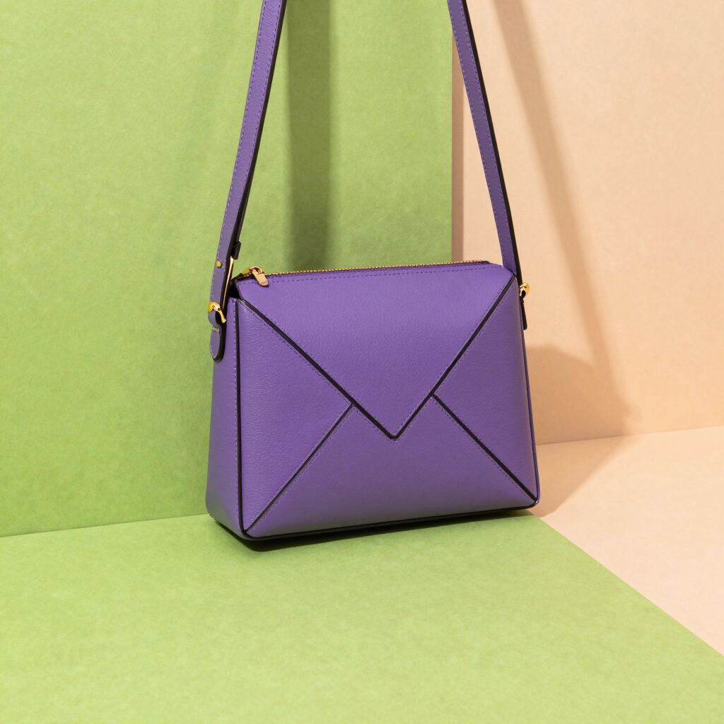 Bandolera Geométrica Violeta