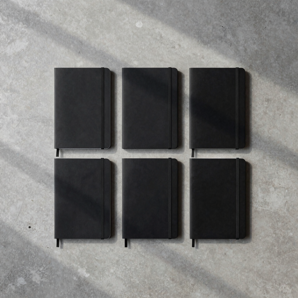 A6 Editorial Grid Notebook Set