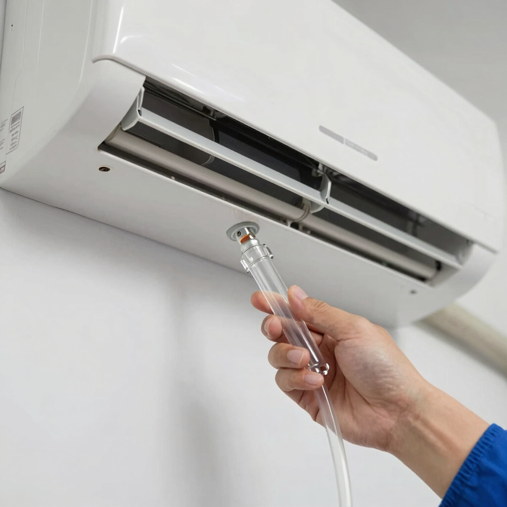 AC Condensate Drain Flush