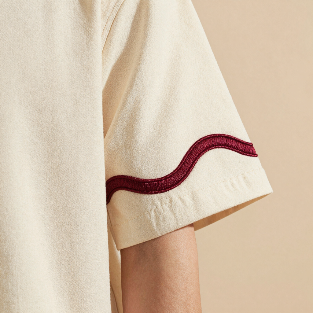 Continuous Wave Stitch Shirt