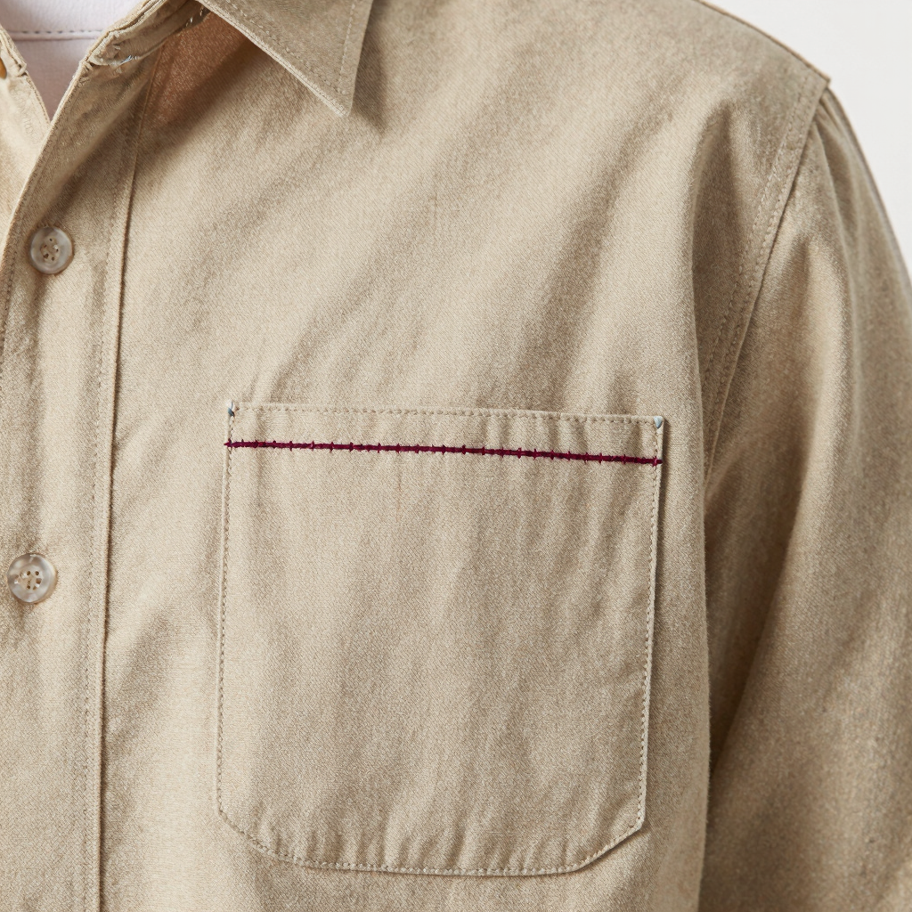 Minimalist Horizon Stitch Shirt