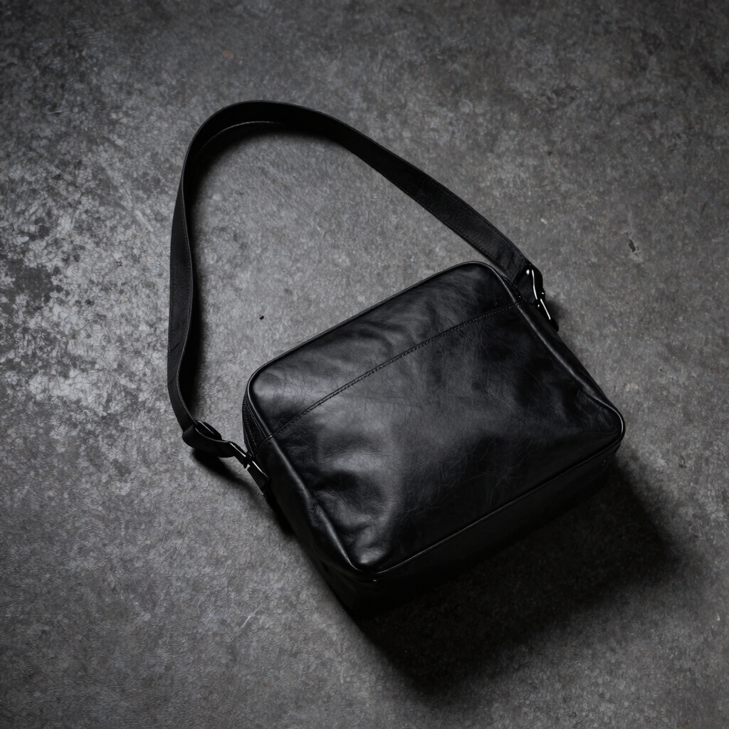 Nonchalant Pebble Leather Crossbody