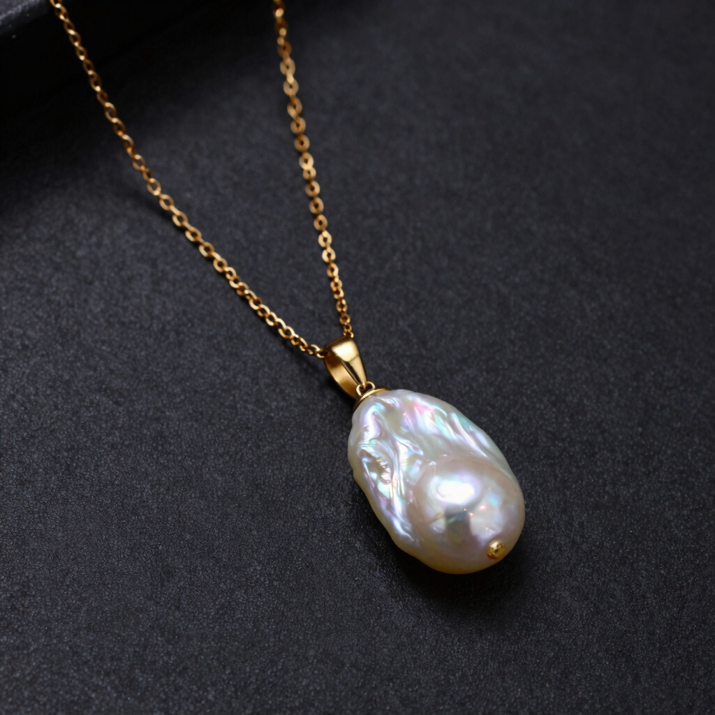 Elysian Pearl Drop Necklace