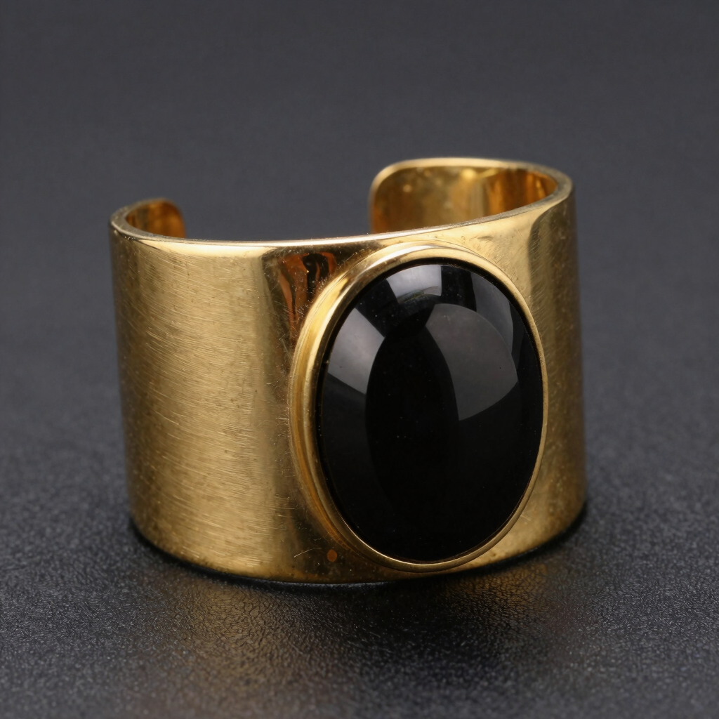 Solstice Obsidian Cuff